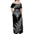 Personalised New Zealand Silver Fern Rugby Off Shoulder Maxi Dress Go All Black 2023 World Cup - Wonder Print Shop