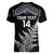 Personalised New Zealand Silver Fern Rugby Women V Neck T Shirt Go All Black 2023 World Cup - Wonder Print Shop