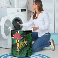 Dominica Independence Day Laundry Basket Waitukubuli 767 Flag Tropical Vibes