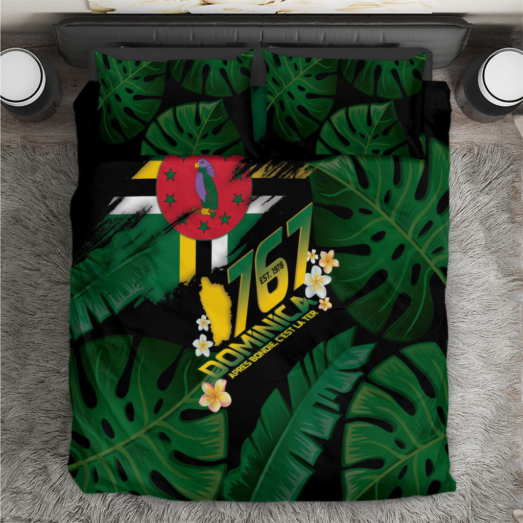 Dominica Independence Day Bedding Set Waitukubuli 767 Flag Tropical Vibes