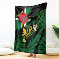 Dominica Independence Day Blanket Waitukubuli 767 Flag Tropical Vibes