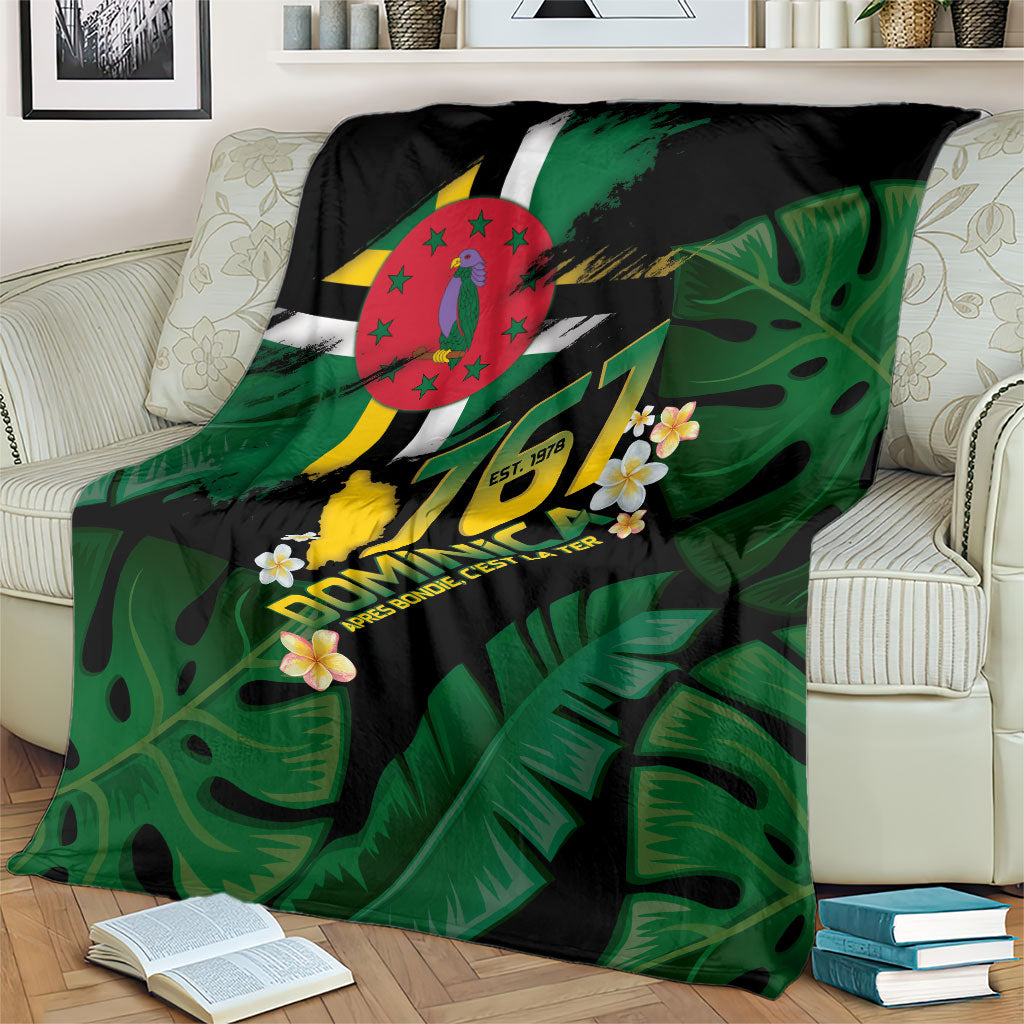 Dominica Independence Day Blanket Waitukubuli 767 Flag Tropical Vibes