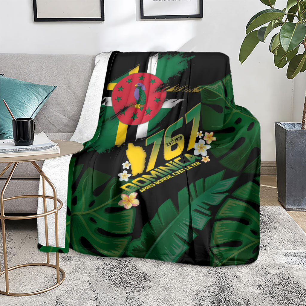 Dominica Independence Day Blanket Waitukubuli 767 Flag Tropical Vibes