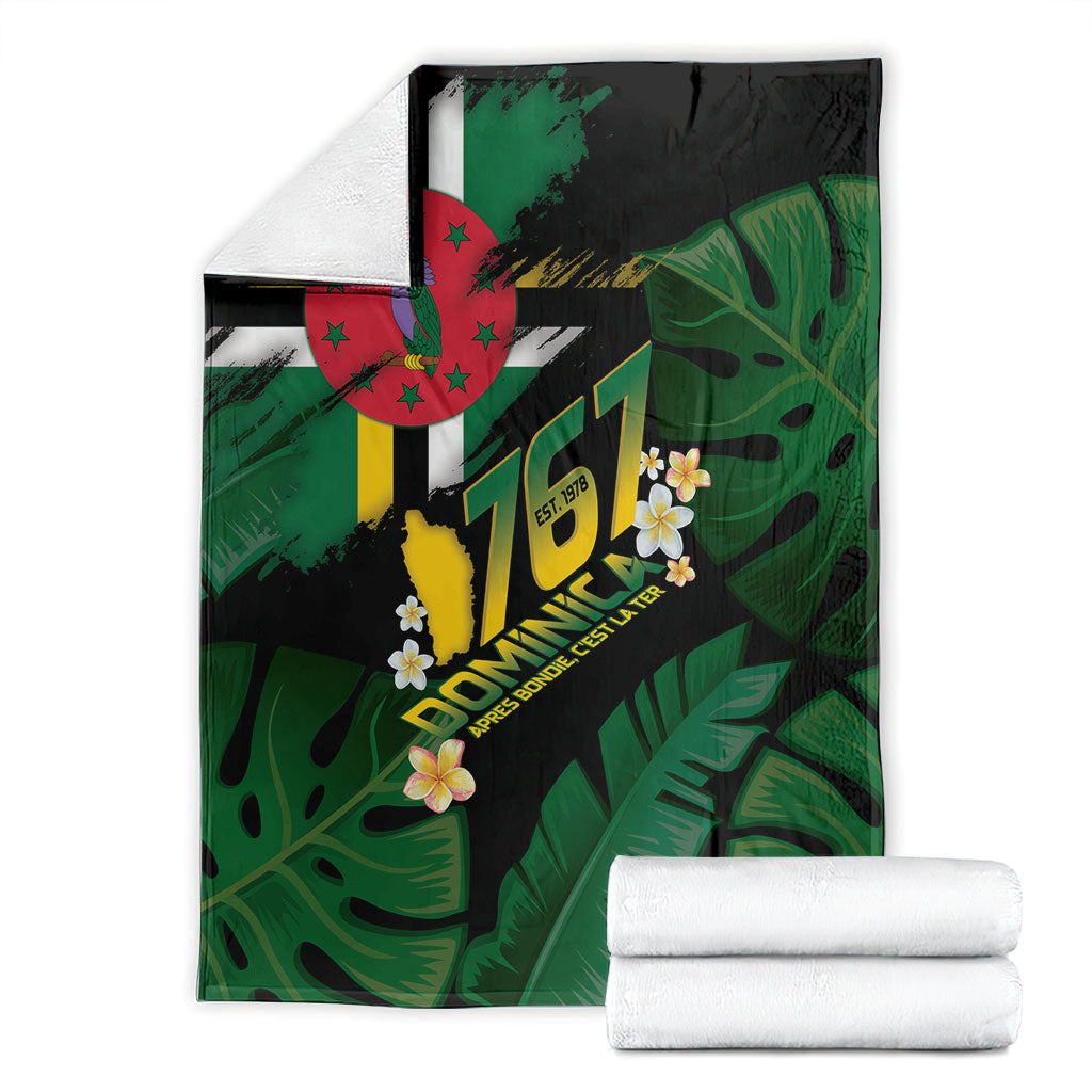 Dominica Independence Day Blanket Waitukubuli 767 Flag Tropical Vibes
