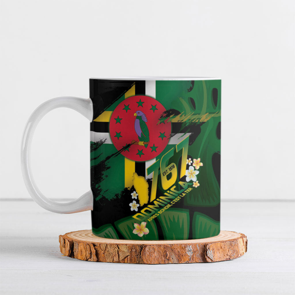 Dominica Independence Day Ceramic Mug Waitukubuli 767 Flag Tropical Vibes