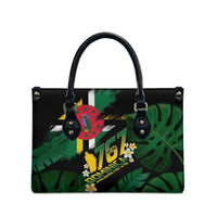 Dominica Independence Day Leather Bag Waitukubuli 767 Flag Tropical Vibes