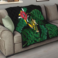 Dominica Independence Day Quilt Waitukubuli 767 Flag Tropical Vibes