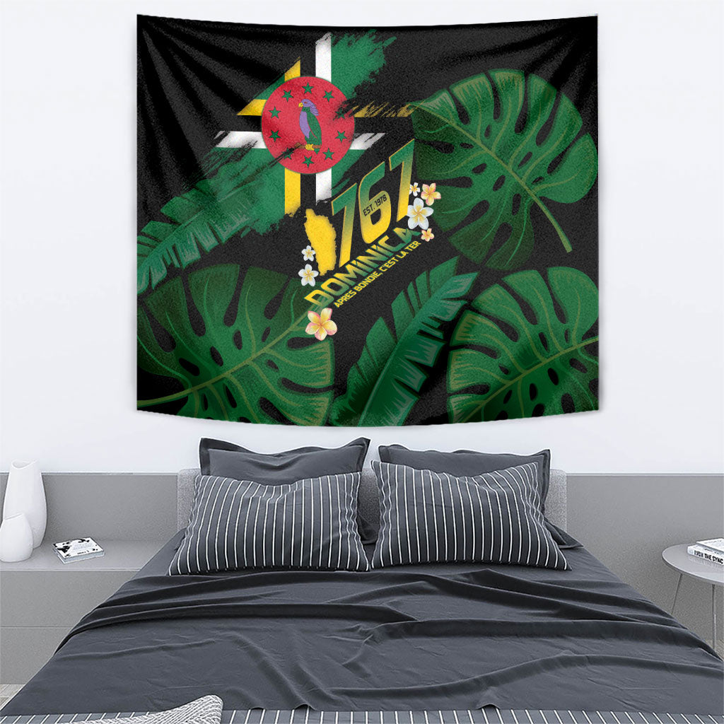 Dominica Independence Day Tapestry Waitukubuli 767 Flag Tropical Vibes