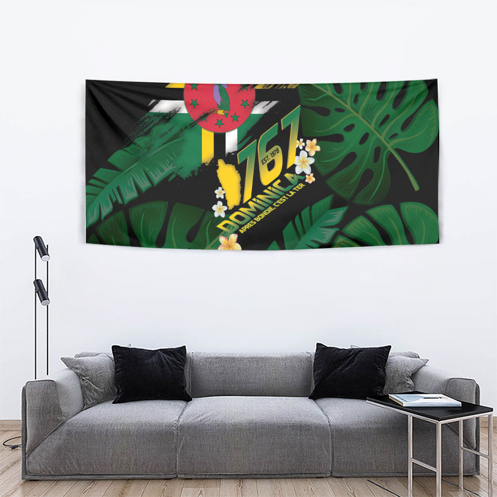 Dominica Independence Day Tapestry Waitukubuli 767 Flag Tropical Vibes