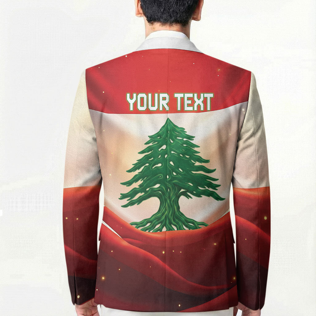 Personalised Lebanon Independence Day Blazer Happy 22 November Cedar Flag Style