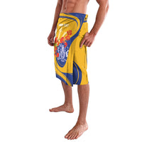 Personalized Barbados Independence Day Lavalava 60th Anniversary Dwarf Poinciana Curves