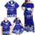 Personalised American Samoa Fautasi Race Family Matching Off Shoulder Maxi Dress and Hawaiian Shirt Eagle With Polynesian Pattern - Wonder Print Shop