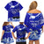 Personalised American Samoa Fautasi Race Family Matching Off Shoulder Short Dress and Hawaiian Shirt Eagle With Polynesian Pattern - Wonder Print Shop