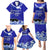 Personalised American Samoa Fautasi Race Family Matching Puletasi Dress and Hawaiian Shirt Eagle With Polynesian Pattern - Wonder Print Shop