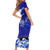 personalised-american-samoa-fautasi-race-short-sleeve-bodycon-dress-eagle-with-polynesian-pattern