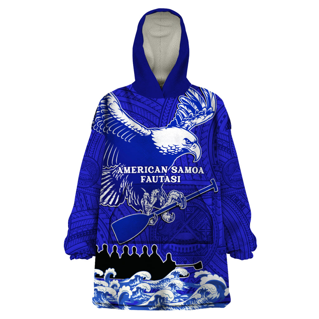 personalised-american-samoa-fautasi-race-wearable-blanket-hoodie-eagle-with-polynesian-pattern