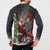 Christmas Canada Button Sweatshirt Merry Moose-Mas Santa Hugging A Moose - Wonder Print Shop