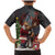 Christmas Canada Family Matching Mermaid Dress and Hawaiian Shirt Merry Moose-Mas Santa Hugging A Moose - Wonder Print Shop