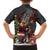 Christmas Canada Family Matching Puletasi and Hawaiian Shirt Merry Moose-Mas Santa Hugging A Moose - Wonder Print Shop