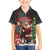 Christmas Canada Family Matching Puletasi and Hawaiian Shirt Merry Moose-Mas Santa Hugging A Moose - Wonder Print Shop