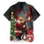 Christmas Canada Hawaiian Shirt Merry Moose-Mas Santa Hugging A Moose - Wonder Print Shop