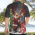 Christmas Canada Hawaiian Shirt Merry Moose-Mas Santa Hugging A Moose - Wonder Print Shop