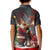 Christmas Canada Kid Polo Shirt Merry Moose-Mas Santa Hugging A Moose - Wonder Print Shop