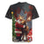 Christmas Canada Rugby Jersey Merry Moose-Mas Santa Hugging A Moose