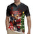 Christmas Canada Rugby Jersey Merry Moose-Mas Santa Hugging A Moose