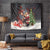 Christmas Canada Tapestry Merry Moose-Mas Santa Hugging A Moose