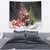 Christmas Canada Tapestry Merry Moose-Mas Santa Hugging A Moose