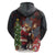 Christmas Canada Zip Hoodie Merry Moose-Mas Santa Hugging A Moose - Wonder Print Shop