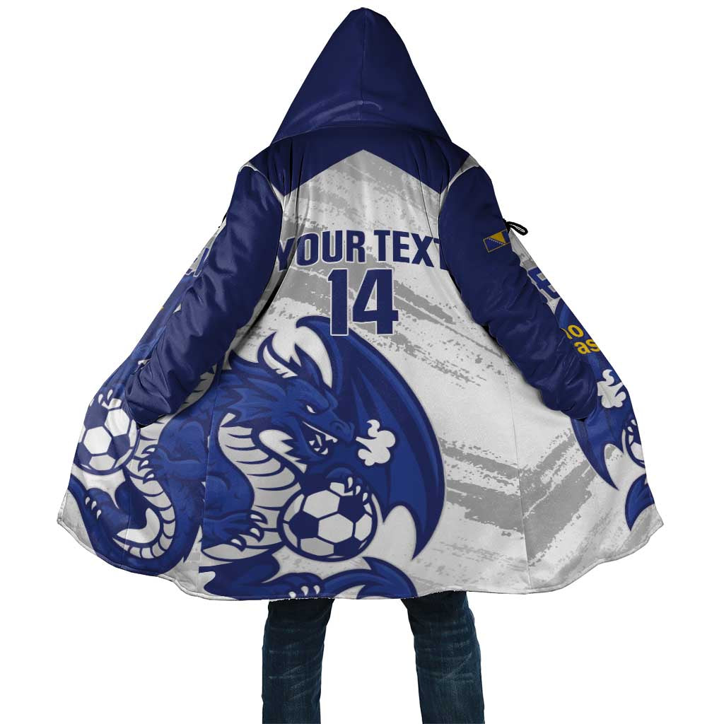 Bosnia and Herzegovina Football Custom Cloak Go Zmajevi Mi smo uz vas White Version - Wonder Print Shop