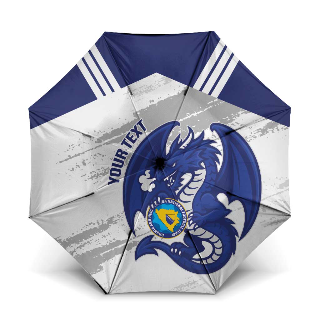 Bosnia and Herzegovina Football Custom Umbrella Go Zmajevi Mi smo uz vas White Version - Wonder Print Shop