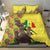 Senegal African Renaissance Monument Bedding Set Ankara Pattern