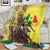 Senegal African Renaissance Monument Blanket Ankara Pattern