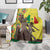 Senegal African Renaissance Monument Blanket Ankara Pattern