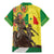 Senegal African Renaissance Monument Family Matching Mermaid Dress and Hawaiian Shirt Ankara Pattern