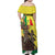 Senegal African Renaissance Monument Family Matching Off Shoulder Maxi Dress and Hawaiian Shirt Ankara Pattern