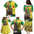 Senegal African Renaissance Monument Family Matching Puletasi and Hawaiian Shirt Ankara Pattern