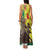 Senegal African Renaissance Monument Family Matching Tank Maxi Dress and Hawaiian Shirt Ankara Pattern