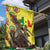 Senegal African Renaissance Monument Garden Flag Ankara Pattern