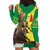 Senegal African Renaissance Monument Hoodie Dress Ankara Pattern