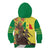 Senegal African Renaissance Monument Kid Hoodie Ankara Pattern