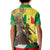 Senegal African Renaissance Monument Kid Polo Shirt Ankara Pattern