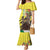 Senegal African Renaissance Monument Mermaid Dress Ankara Pattern