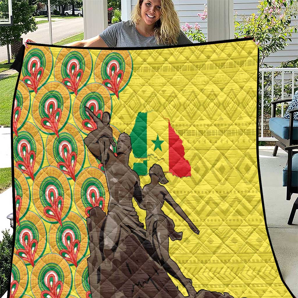 Senegal African Renaissance Monument Quilt Ankara Pattern