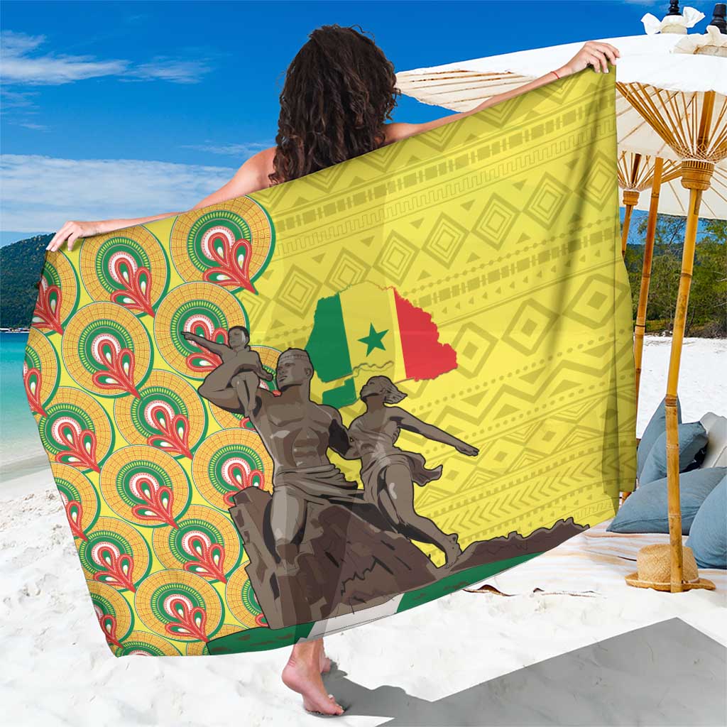 Senegal African Renaissance Monument Sarong Ankara Pattern