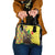 Senegal African Renaissance Monument Shoulder Handbag Ankara Pattern