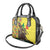 Senegal African Renaissance Monument Shoulder Handbag Ankara Pattern